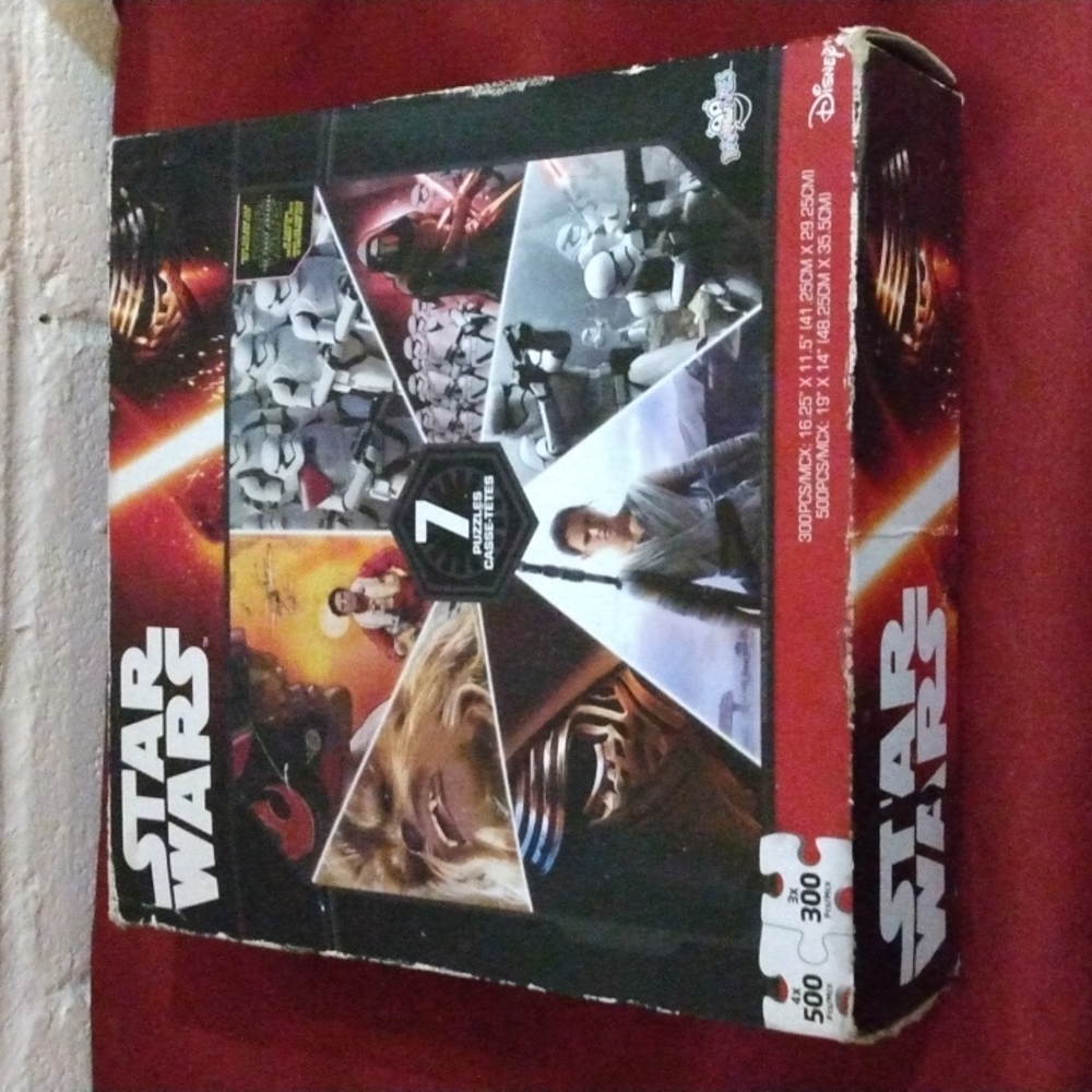 Star Wars The Force Awakens Seven Different Jigsaw Puzzle Pictures 2900 Pieces